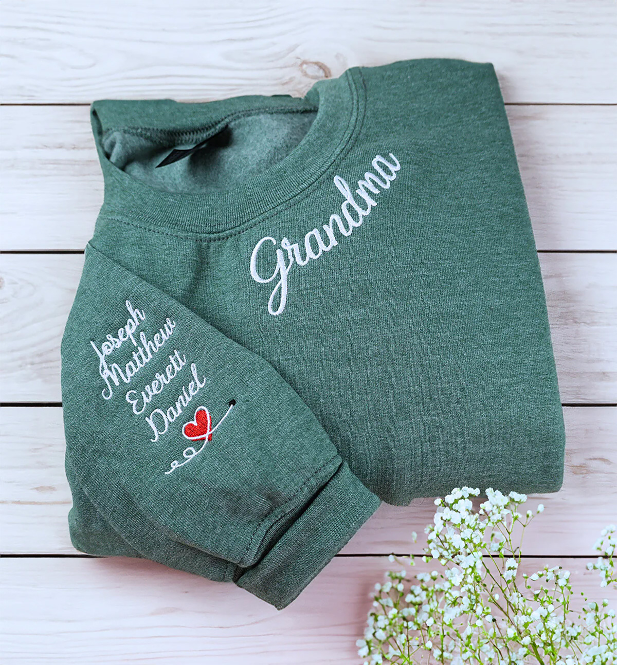 Mama – siuvinėtas džemperis