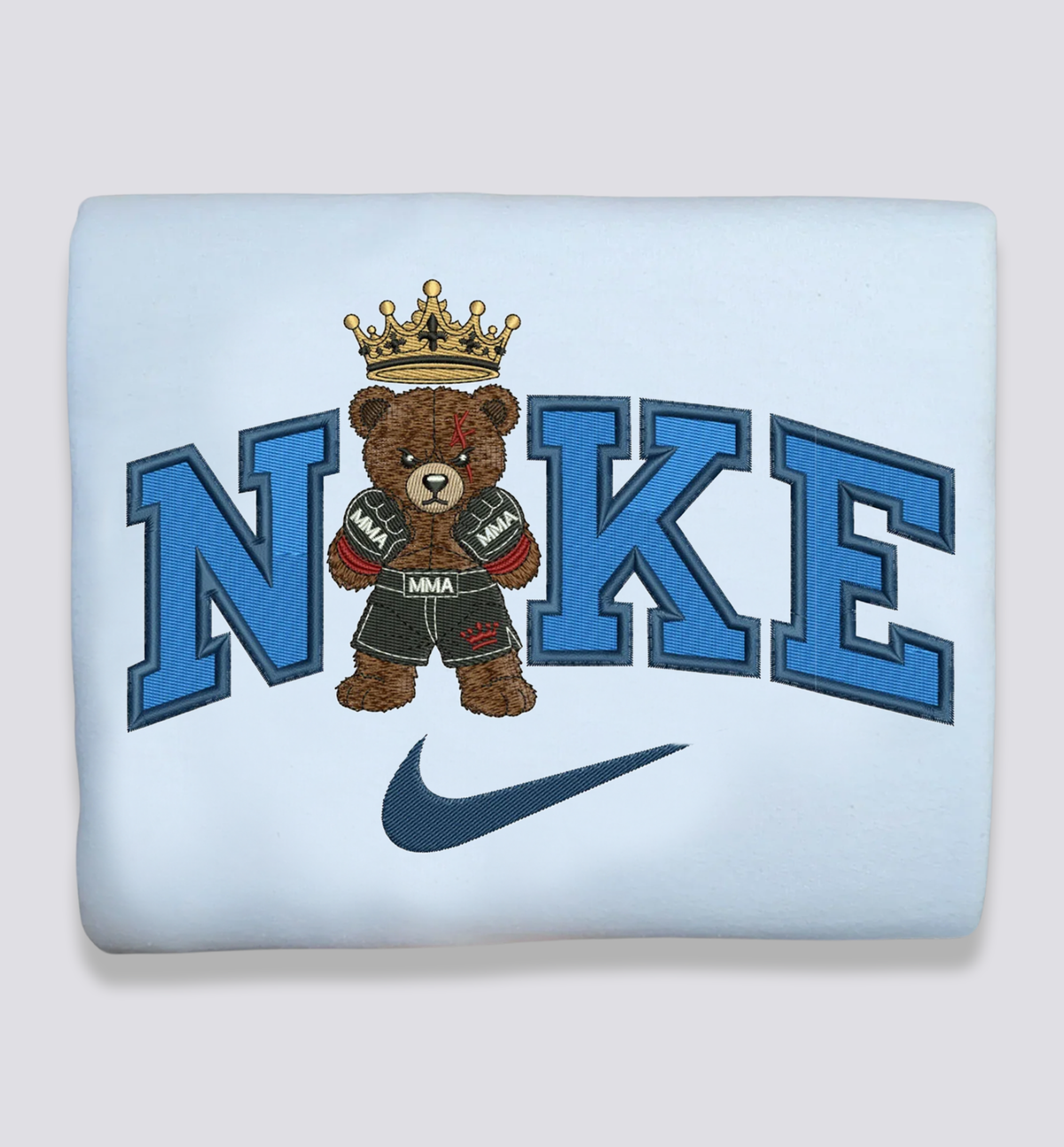 MMA Boxing Bear – siuvinėtas džemperis