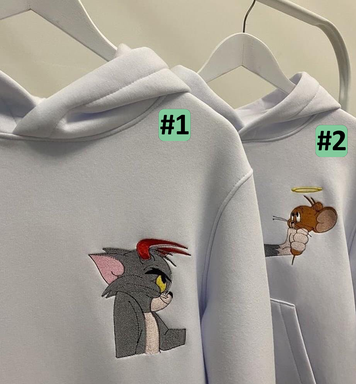Tomas ir Džeris (“Tom & Jerry”) – siuvinėtas džemperis