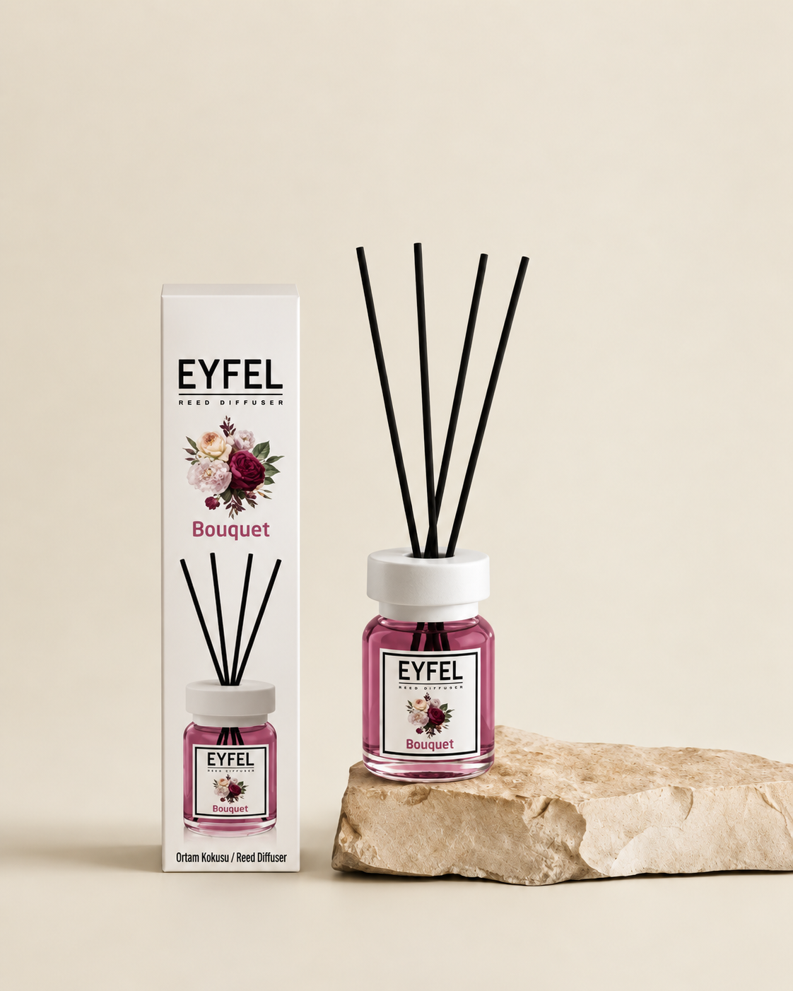 EYFEL namų kvapas su lazdelėmis 120 ml – 20 kvapų