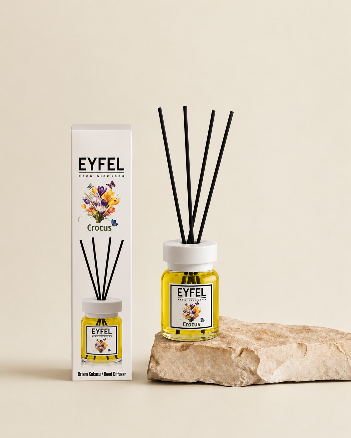 EYFEL namų kvapas su lazdelėmis 120 ml – 20 kvapų