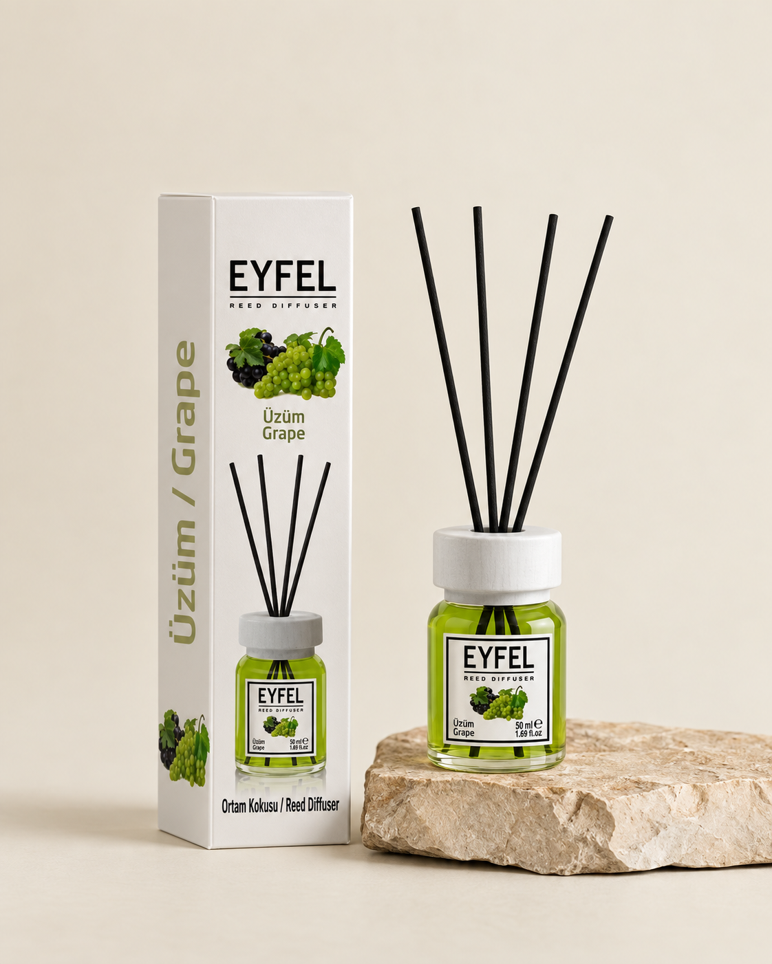 EYFEL namų kvapas su lazdelėmis 120 ml – 20 kvapų