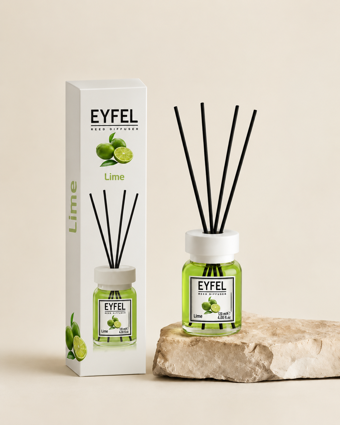 EYFEL namų kvapas su lazdelėmis 120 ml – 20 kvapų