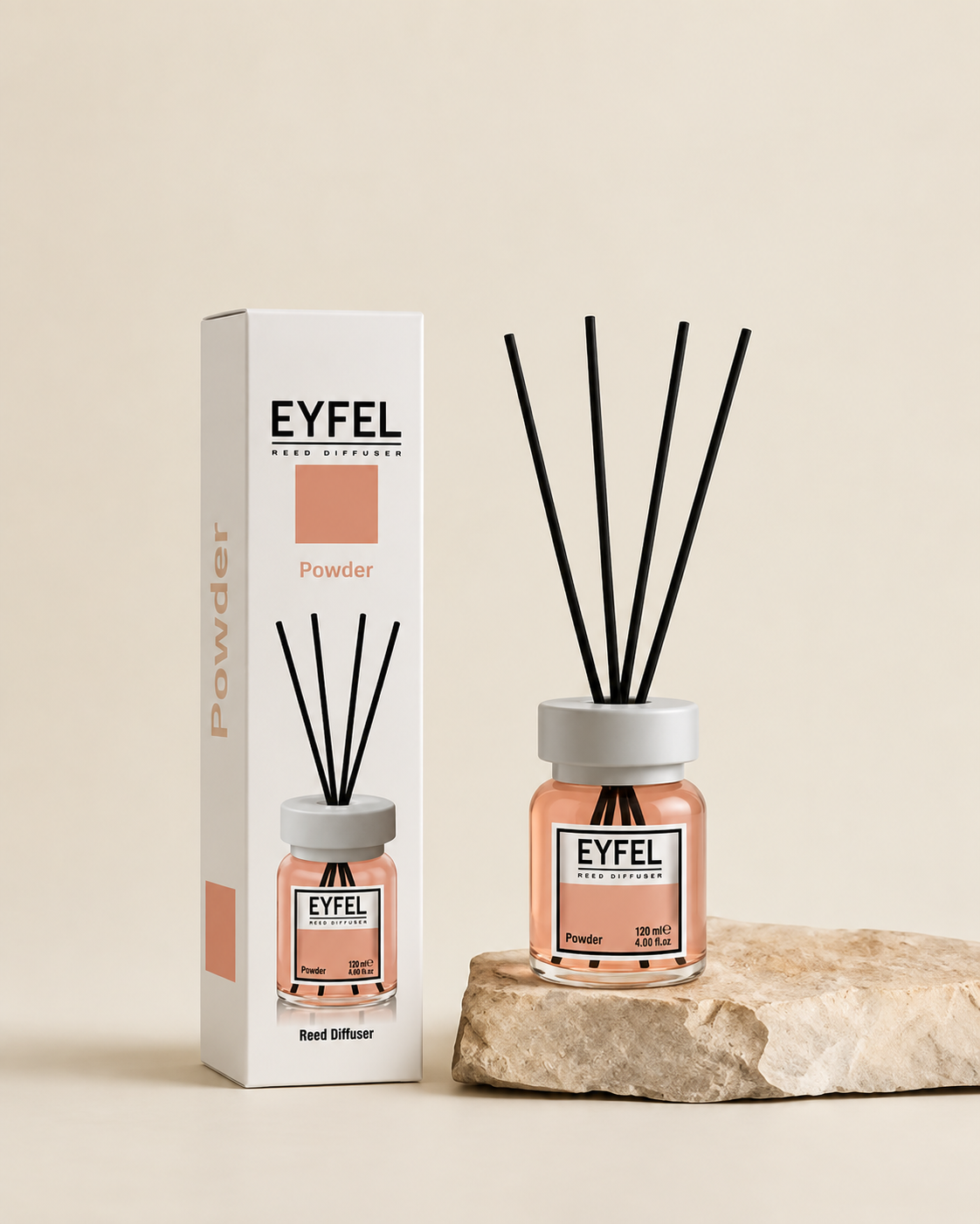 EYFEL namų kvapas su lazdelėmis 120 ml – 20 kvapų