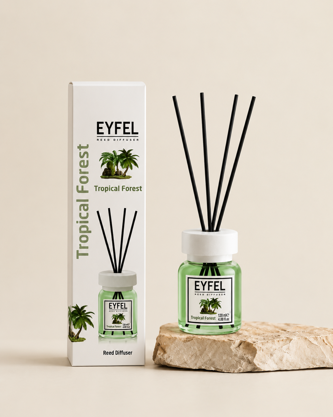 EYFEL namų kvapas su lazdelėmis 120 ml – 20 kvapų