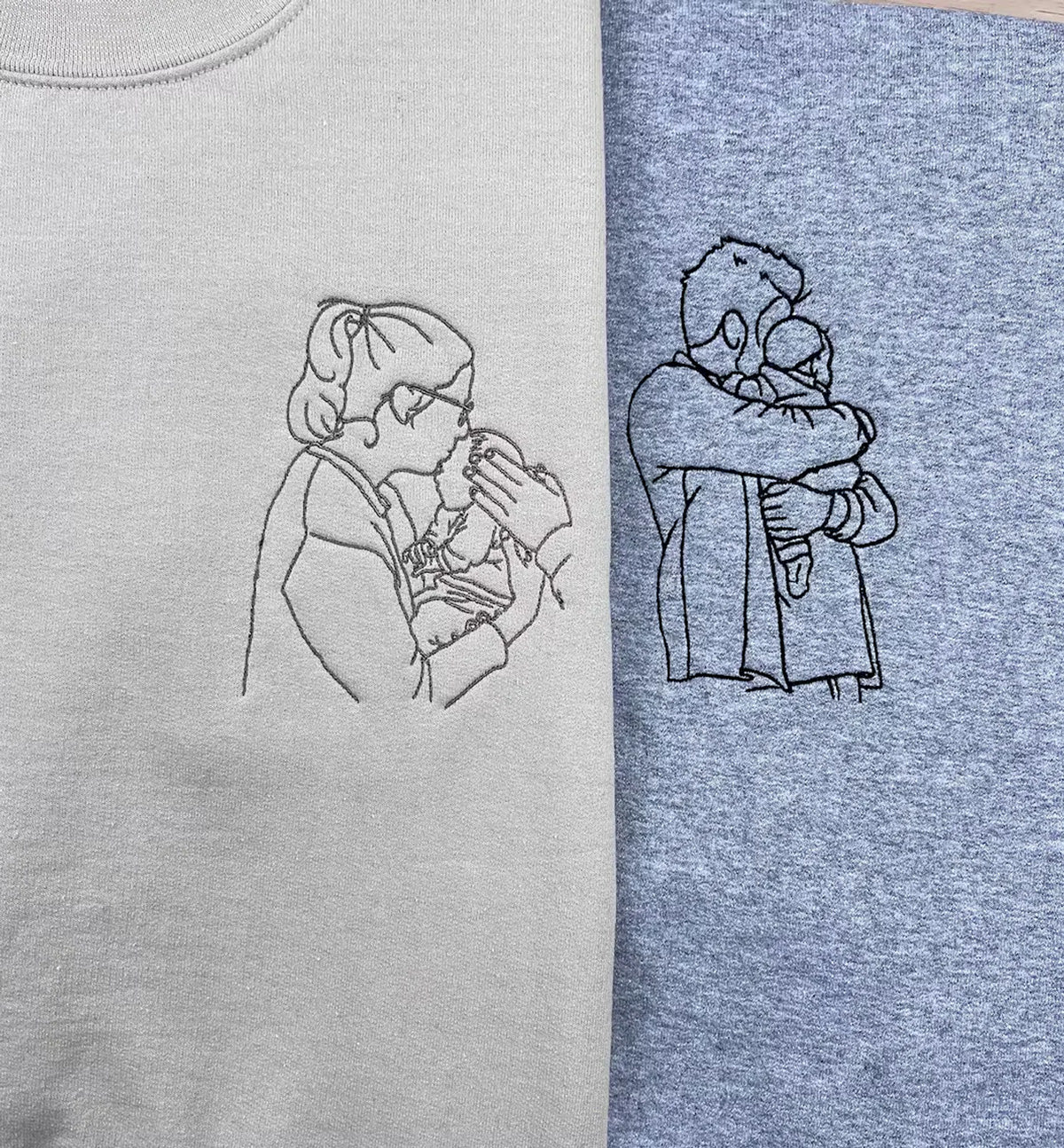 Siuvinėtas džemperis su jūsų nuotrauka