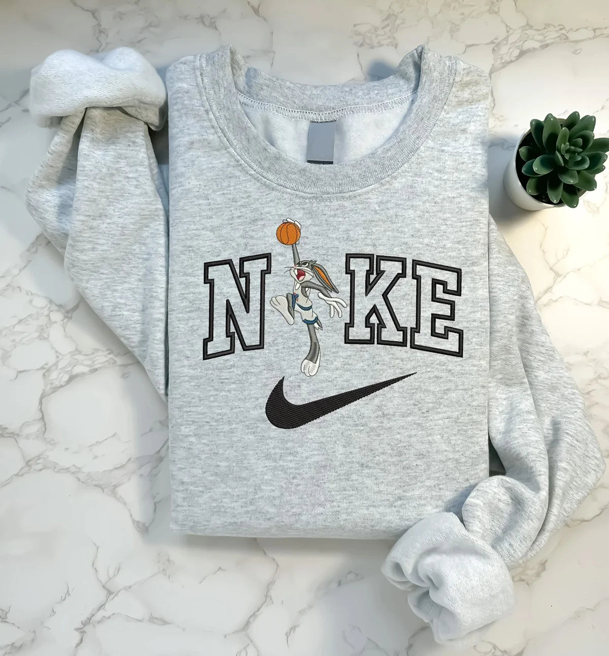 Bunny basketball – siuvinėtas džemperis