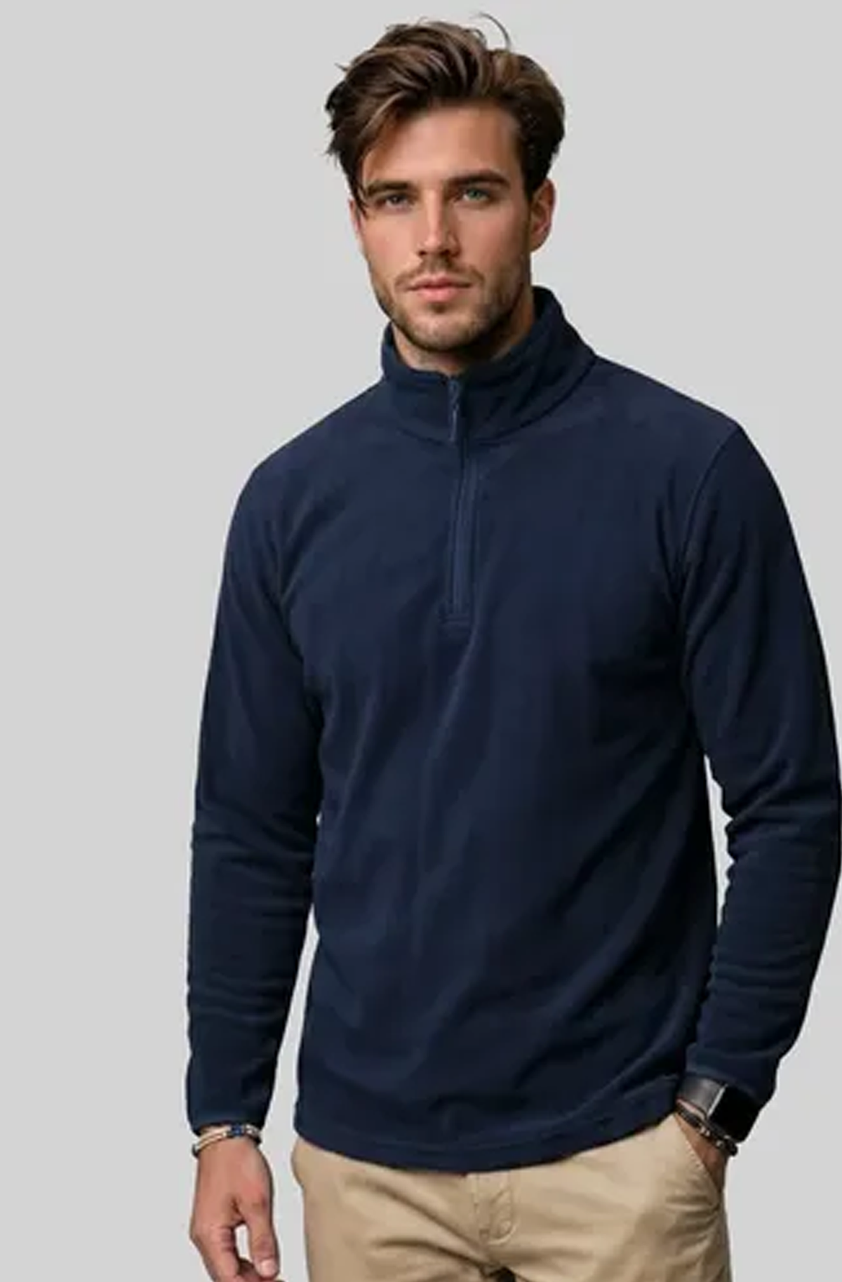 Polar fleece džemperis su užtrauktuku – unisex